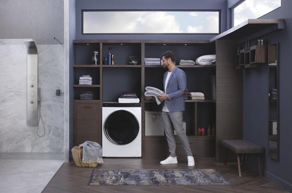 "HAIER - Lavasciuga HWD100-B1499U1N/I 10/6 Kg Classe A-Bianco"