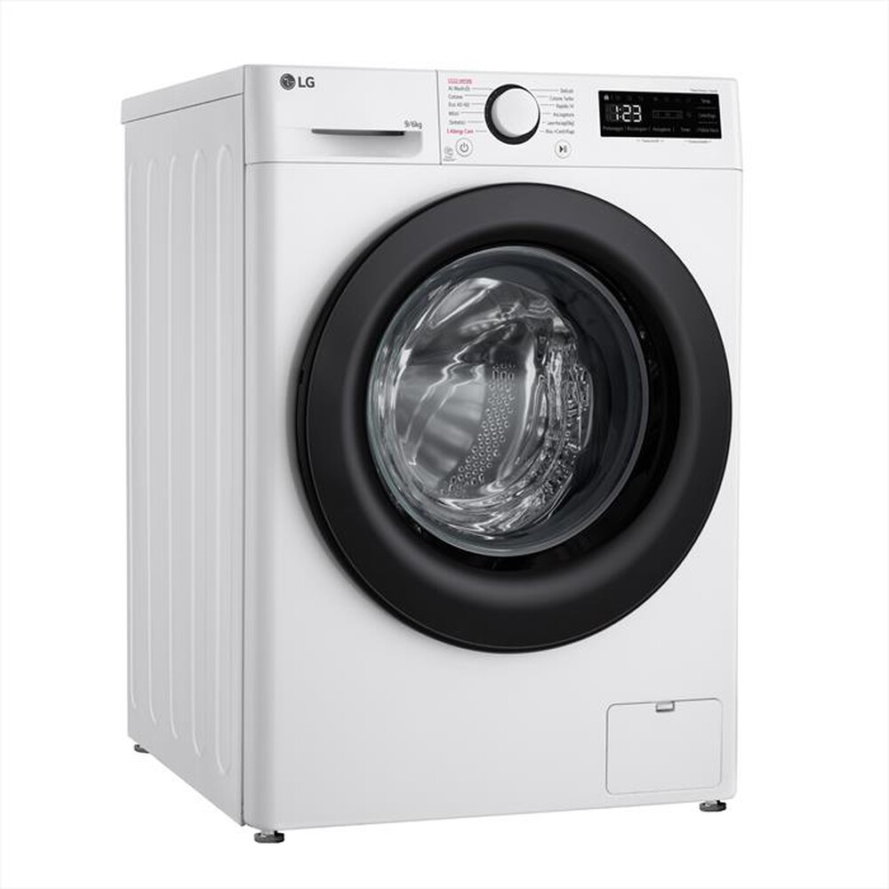 "LG - Lavasciuga AI DD D4R3009NSWB 9/6 Kg Classe A-Bianca"